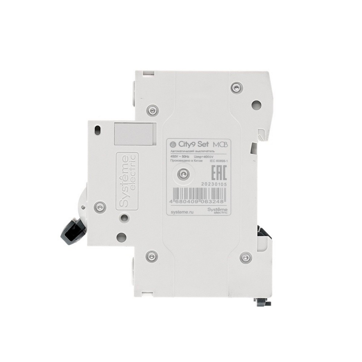 3 полюсные (трехполюсные) Автоматический выключатель SE City9 Set (АВ) B 63А 3P 4.5kA 400В C9F14363 
