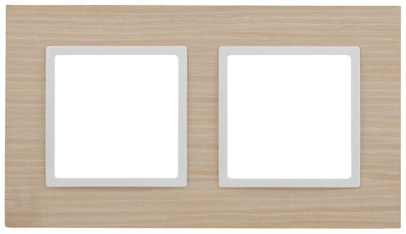 Рамки ЭРА Elegance Рамка ЭРА Elegance Белен.дуб/белый Дерево 2-ая 14-5302-01 Б0049149