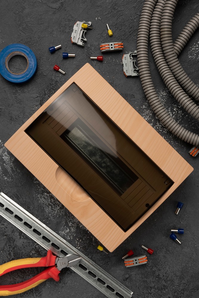 Пластиковые боксы и щиты EKF Щит EKF PROxima распределительный навесной ЩРН-П-12 светлое дерево IP41 pb40-n-12-light