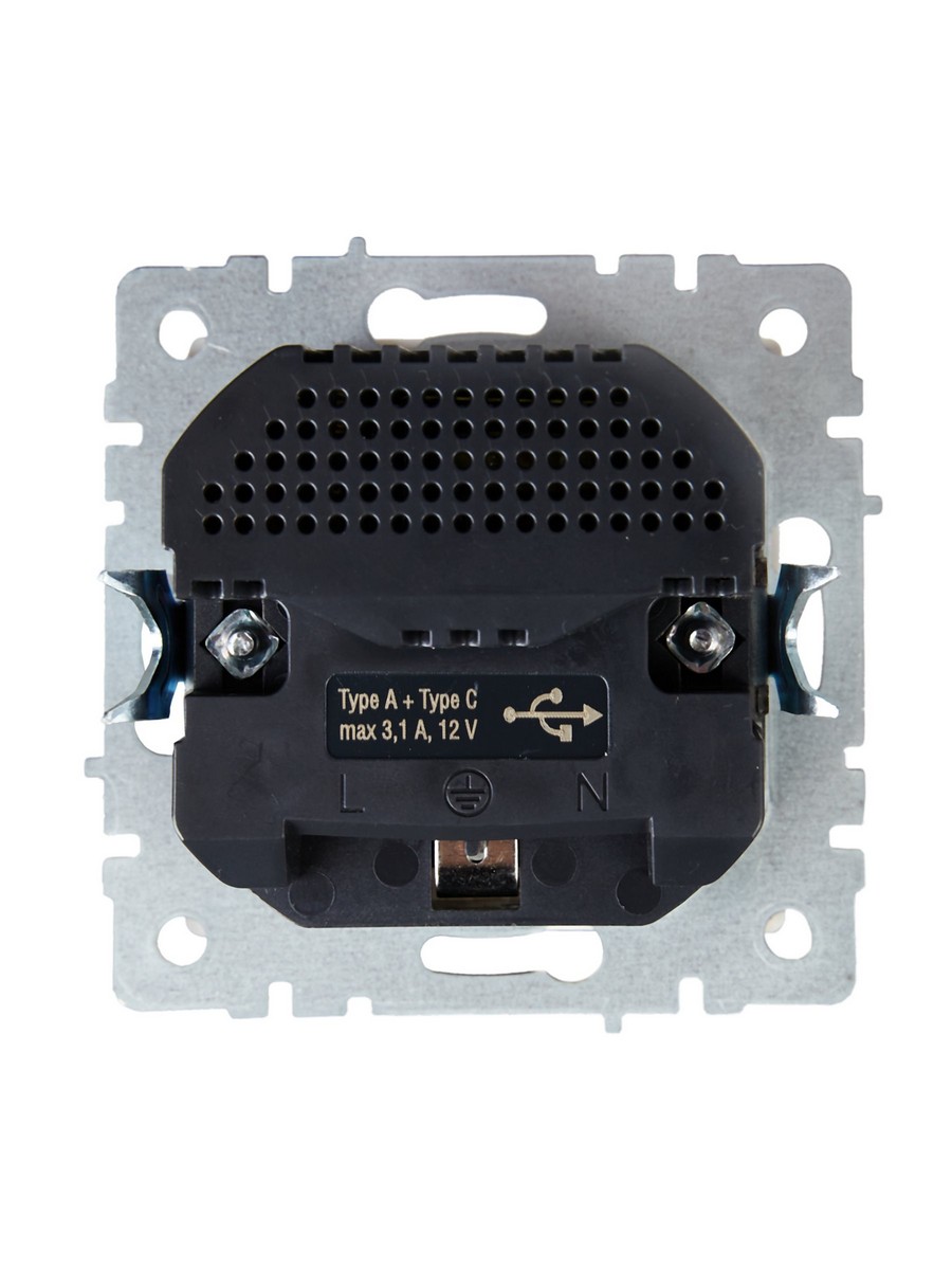IEK Brite Бежевый Розетка IEK BRITE с с/з и шторками 16А с USB A+C 18Вт РЮш11-1-БрКр бежевый BR-R14-16-U22-018-K10
