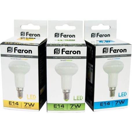 E14 Лампа светодиодная Feron LB-450 R50 E14 7W 2700K 230V 25513 