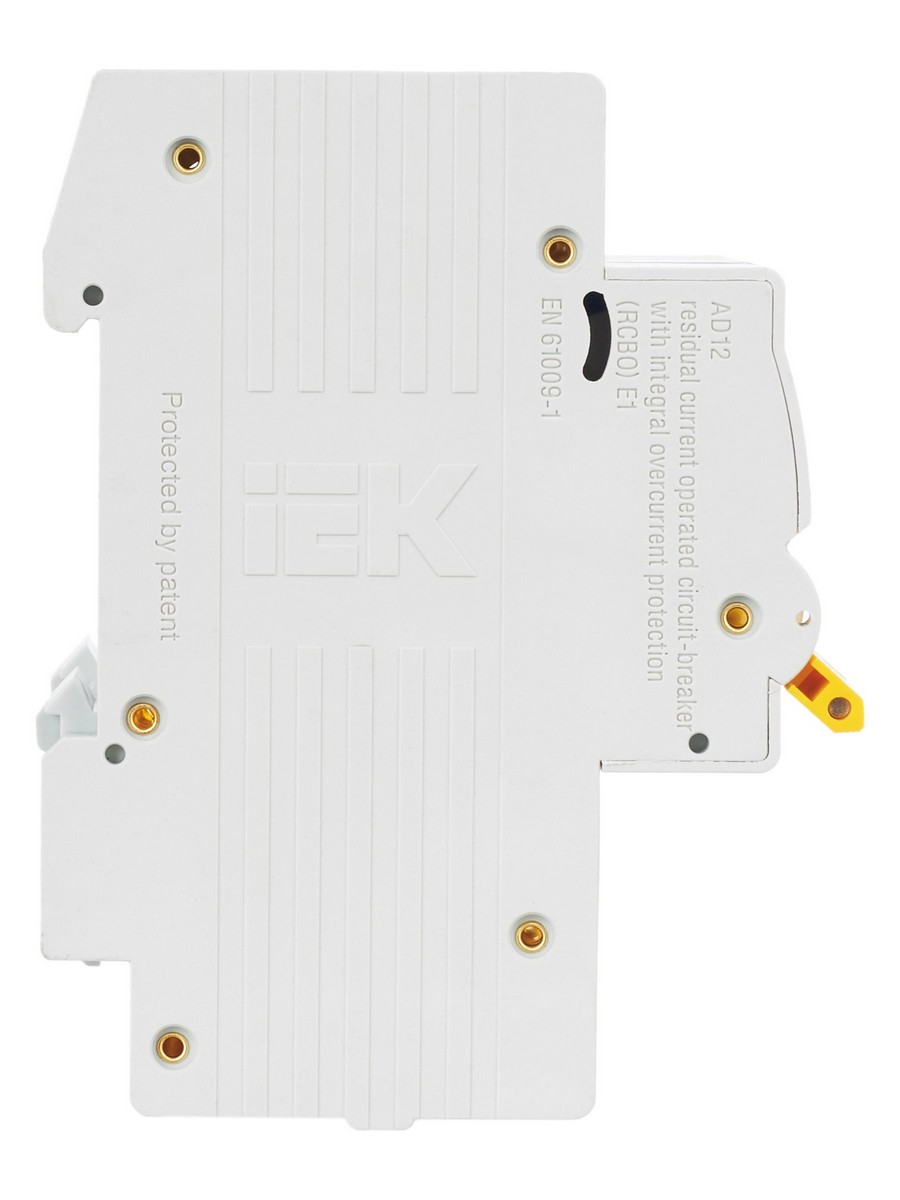 IEK Дифференциальный автоматический выключатель IEK KARAT АД12 2Р 16A 10мА MAD10-2-016-C-010 