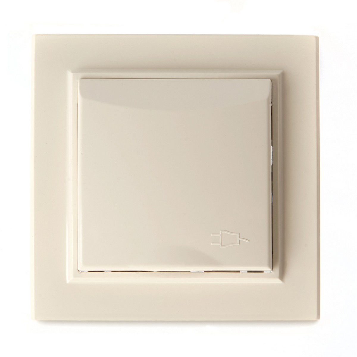 Эрна - Розетки и выключатели Stekker Розетка 1-местная с/з с крышкой STEKKER PST16-9012-02 16А с защ. шторкой Эрна слоновая кость 39238