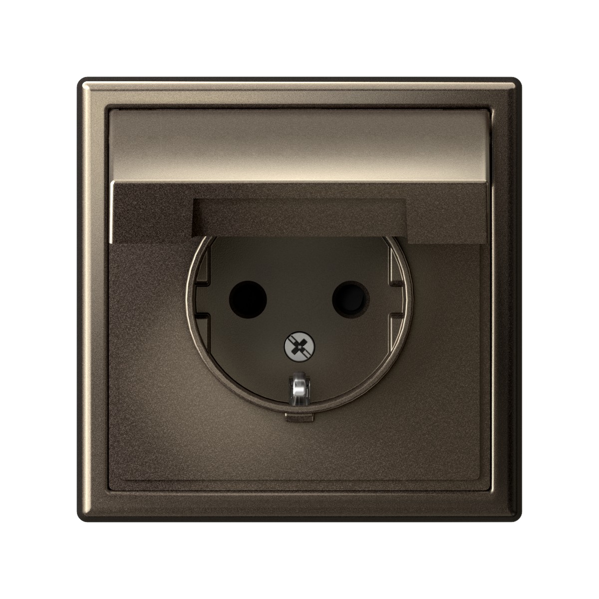 ArtGallery Мокко Розетка Systeme Electric ArtGallery Мокко с заземл. со шторк. с крышкой 16А IP20 GAL000646