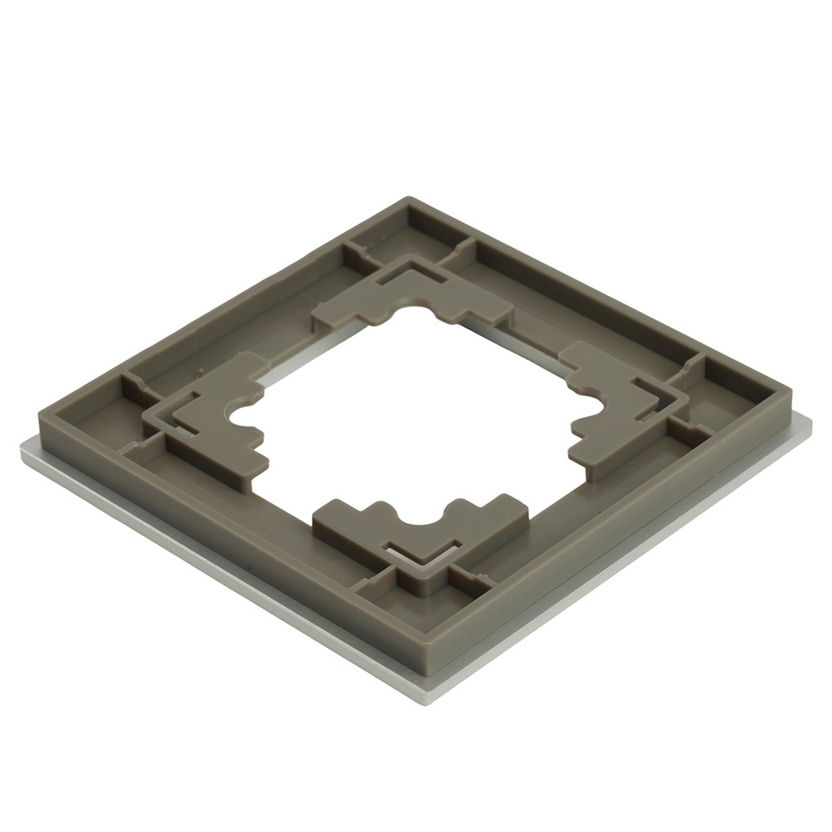 Катрин - Розетки и выключатели Stekker Рамка 1-местная металл STEKKER MFR00-7001-03 Катрин серебро 50011