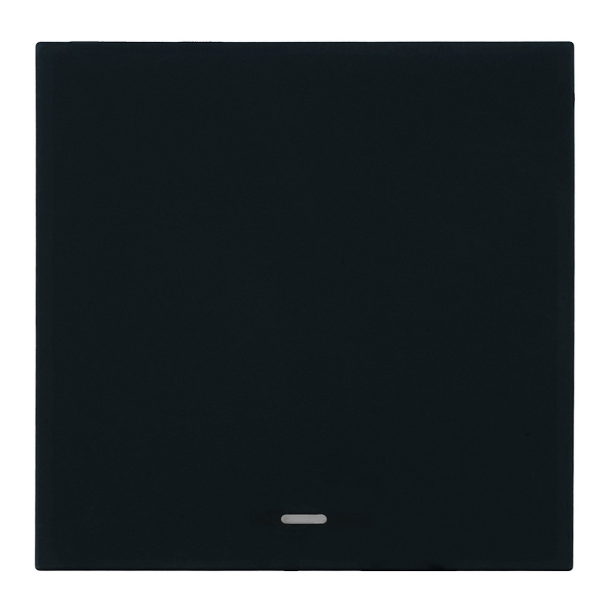 Мия - Розетки и выключатели Stekker Выключатель 1-клавишный c индикатором STEKKER Мия RSW10-3101-05 черный бархат 50445