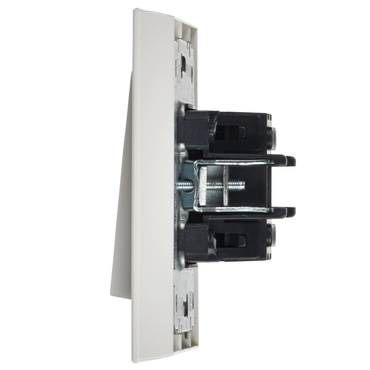 IEK Brite Белый Выключатель IEK BRITE 1-клавишный 10А в сборе ВСР10-1-0-БрБ белый BR-V10-0-10-K01-F