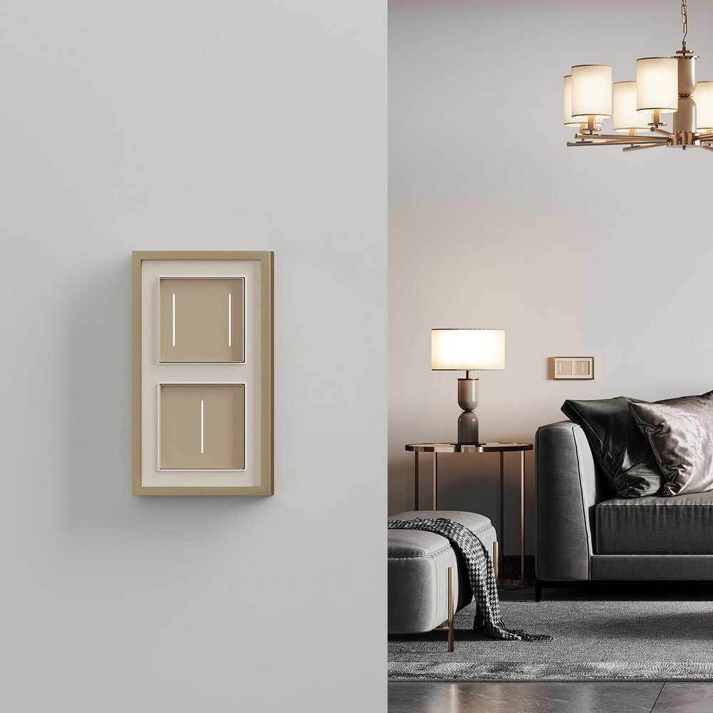 Werkel Шампань механизмы Умный сенсорный выключатель Werkel одноклавишный (шампань) W45130110