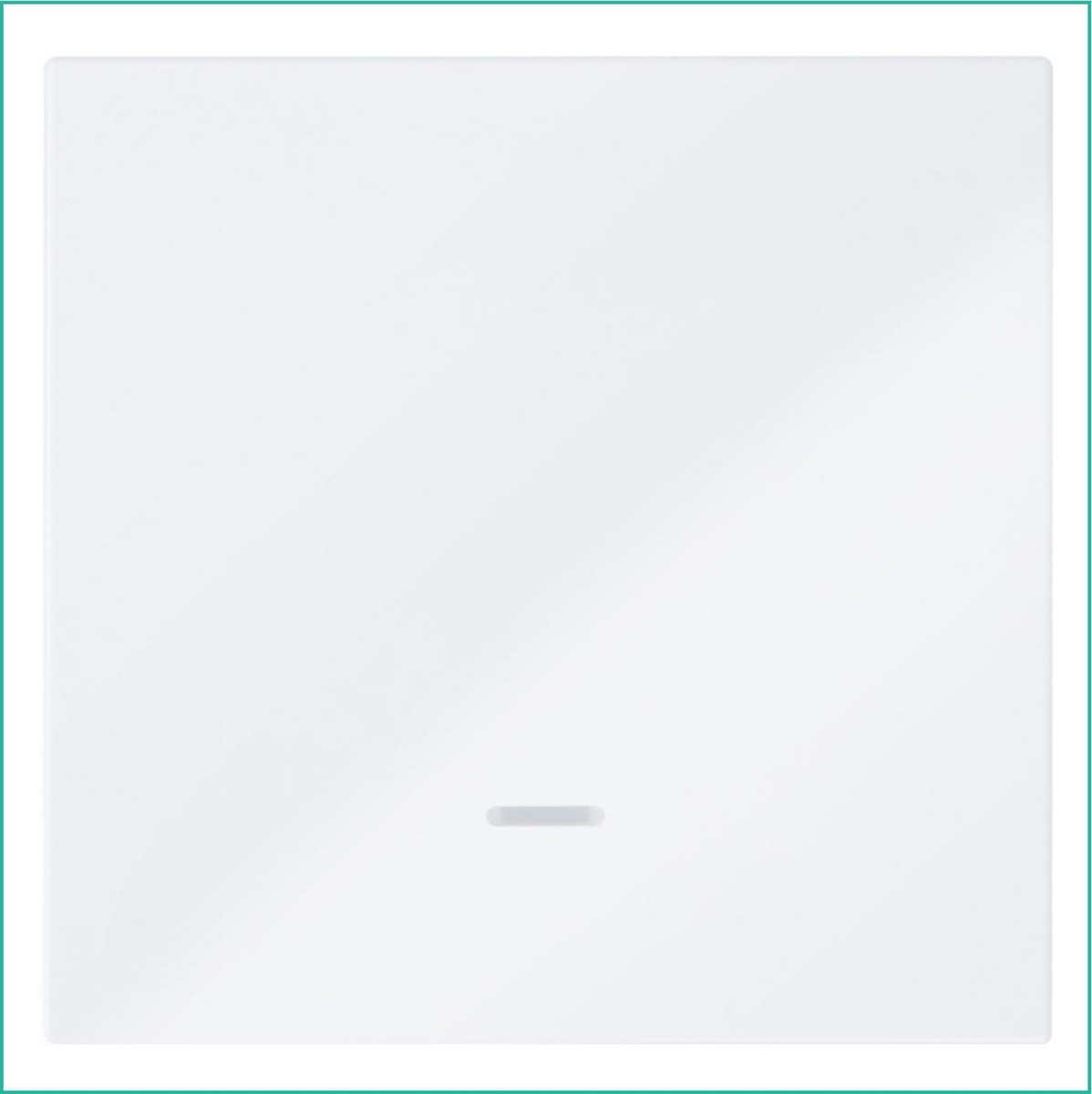 JASMART FD - розетки и выключатели Выключатель одноклавишный JASMART FD со светодиодом белый глянцевый 3011NW