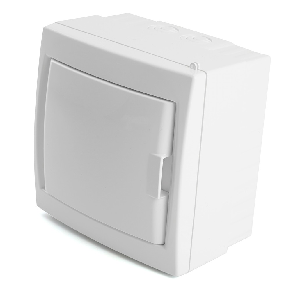 Пластиковые боксы и щиты Stekker Бокс настенный STEKKER EBX50-3/04-20 4 модуля белый пластик серия Standart 49641