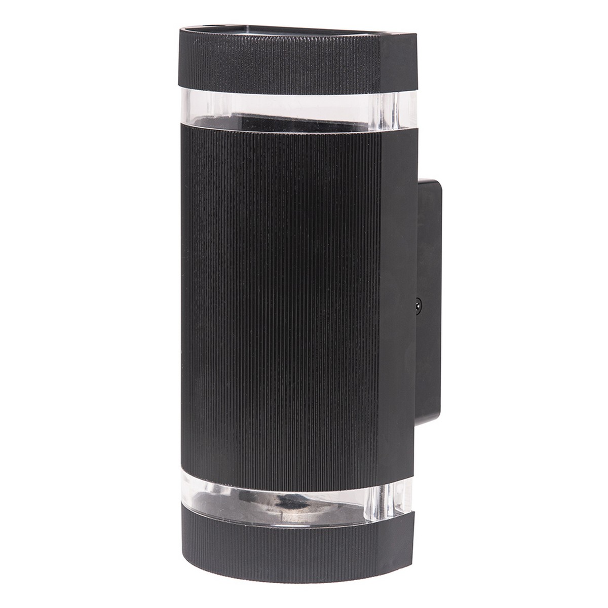 Уличные настенные светильники Светильник садово-парковый Feron.ONE DH1702-P на стену вверх/вниз 2*GU10 черный пластик 51540