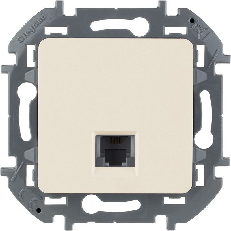 Legrand Inspiria Слоновая кость Телефонная розетка Legrand INSPIRIA Слоновая кость RJ11 673821