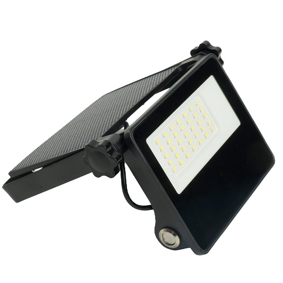 Прожекторы светодиодные Светодиодный прожектор Feron LL-960 с солнечной панелью IP65 20W 6400K 51284 