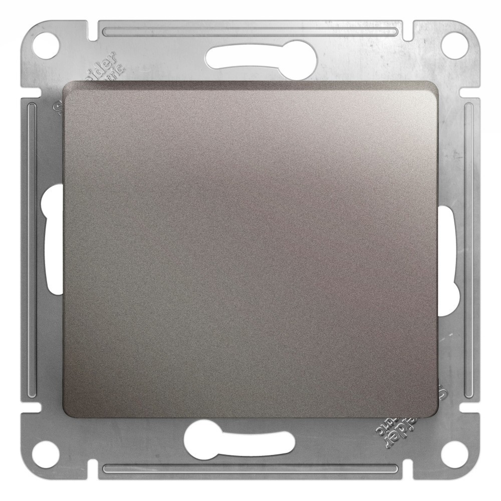 Glossa Платина Кнопка нажимная Systeme Electric Glossa Платина GSL001215