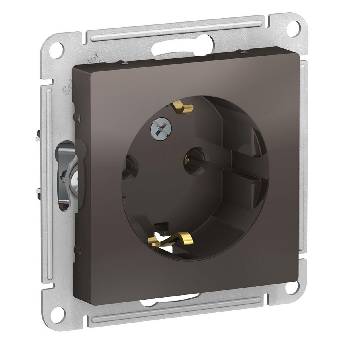 AtlasDesign Мокко Розетка Systeme Electric AtlasDesign Мокко с/з, 16А, ATN000643