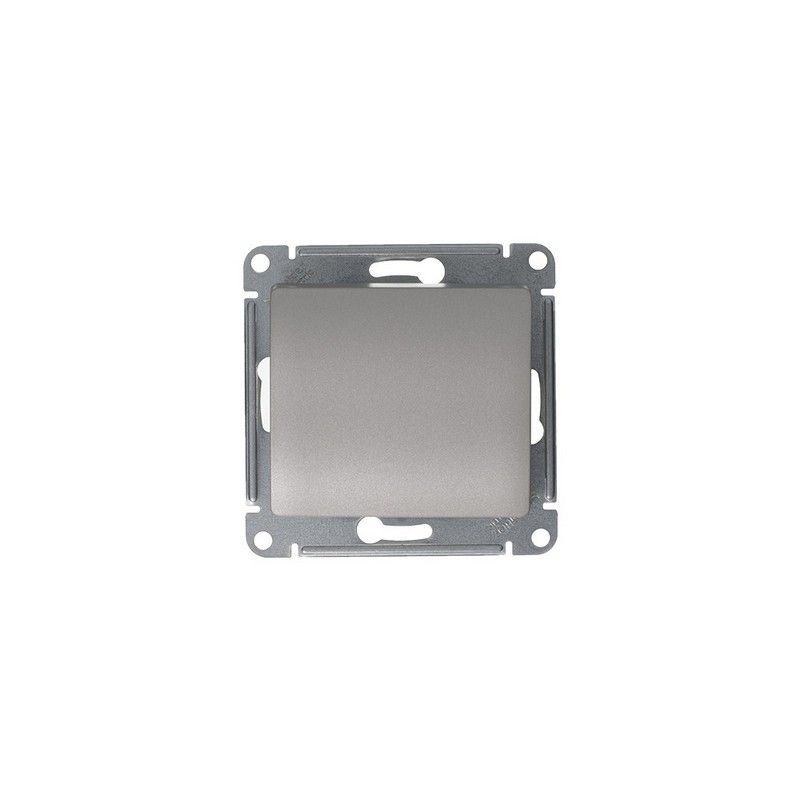 Glossa Платина Переключатель 1-клавишный Systeme Electric Glossa Платина GSL001261