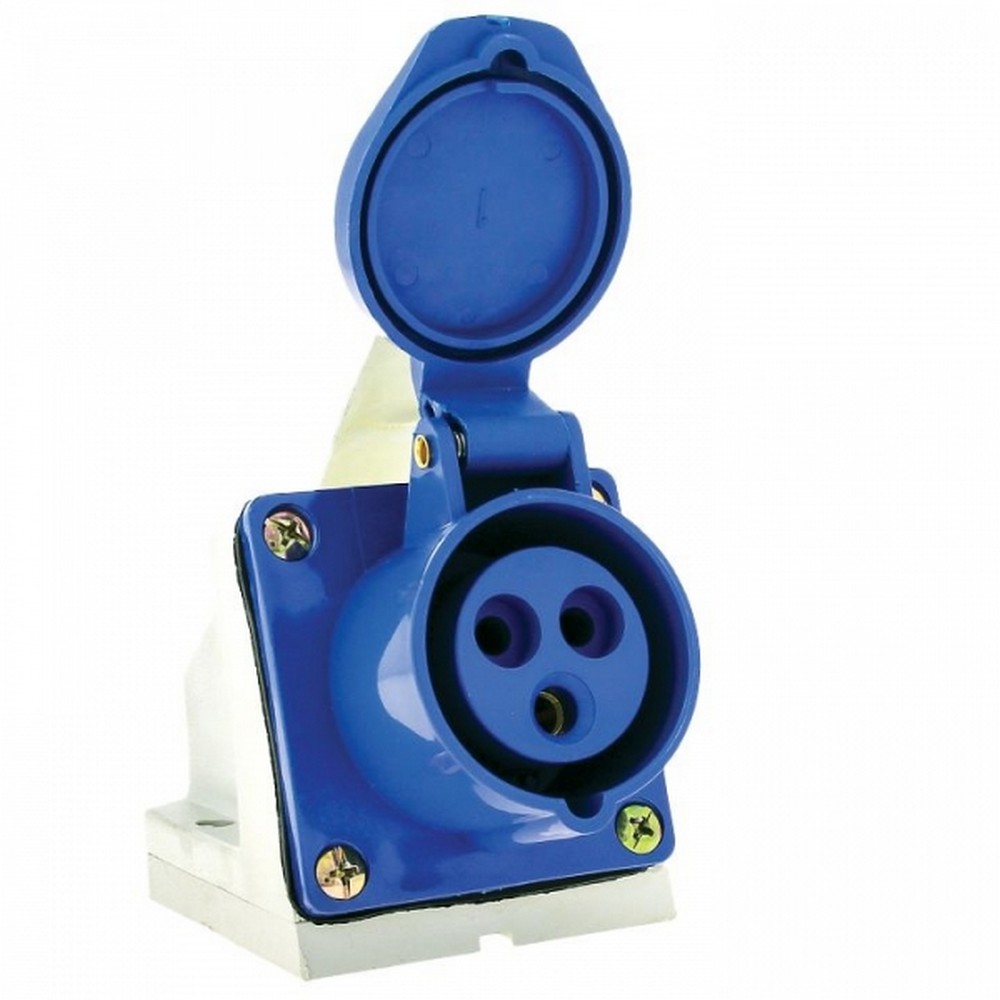 Силовые разъемы и вилки Розетка стационарная EKF PROxima наружная 113 2Р+РЕ 16А 220В IP44 ps-113-16-220 