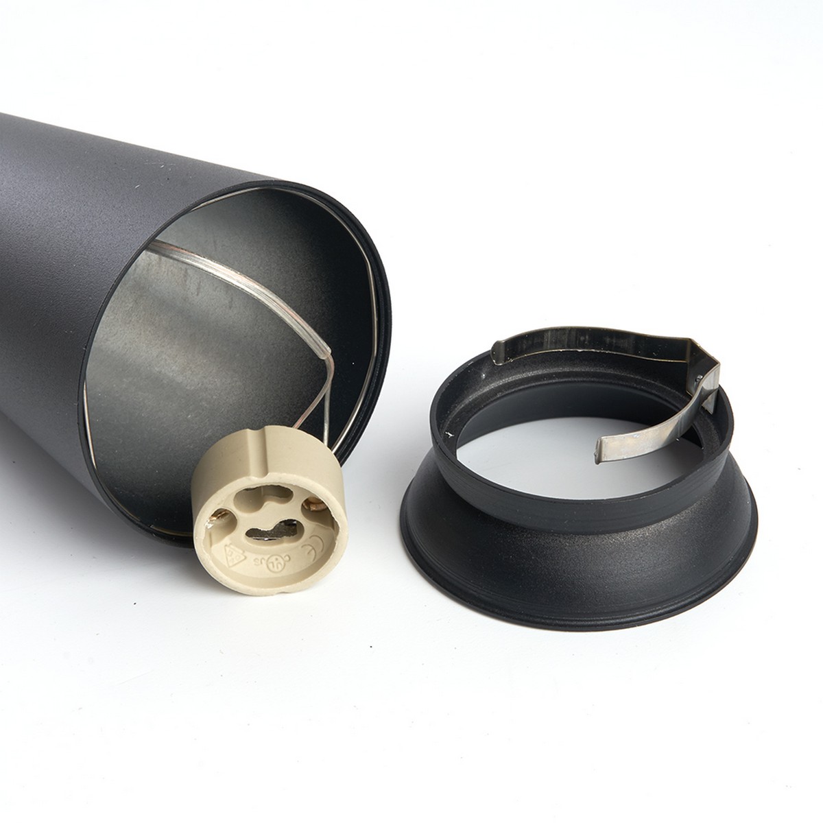 Подвесные светодиодные светильники Светильник подвесной Feron ML1838 Barrel BELL levitation MR16 черный 48421 