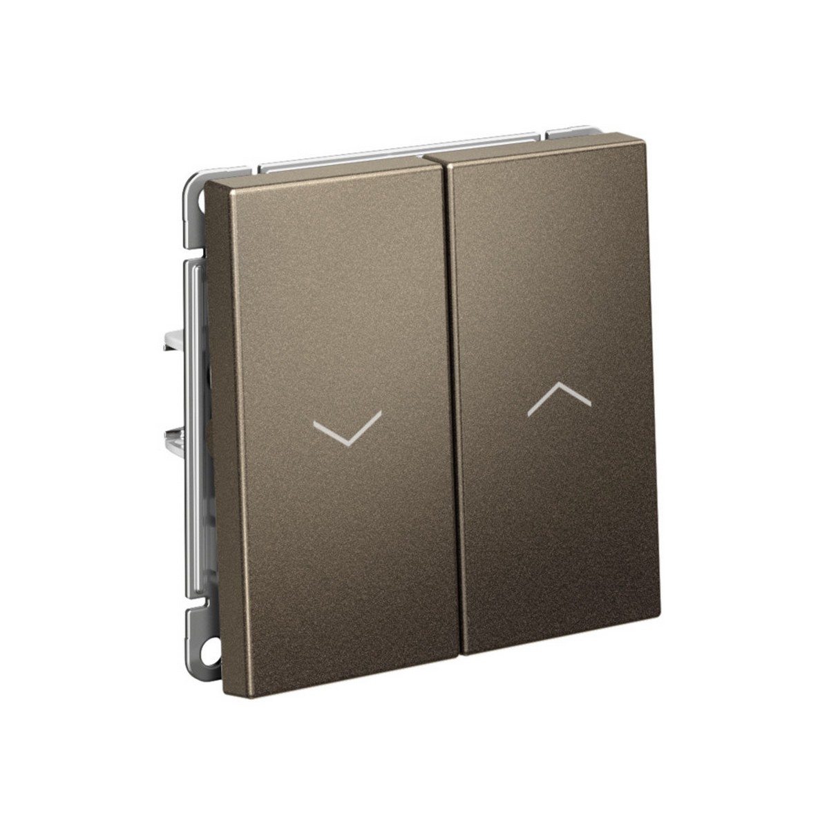 ArtGallery Мокко Выключатель SE ArtGallery Мокко 2-клавишный для жалюзи быстрозажим. клем. GAL000619S