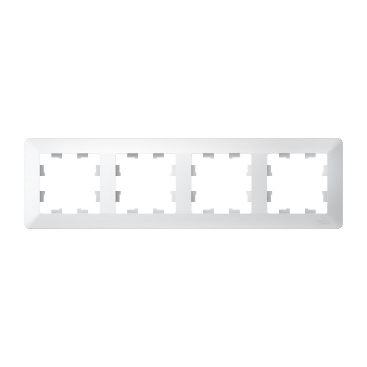 AtlasDesign Лотос Рамка Systeme Electric AtlasDesign Air Лотос/дымчатый белый 4-ая ATN221304