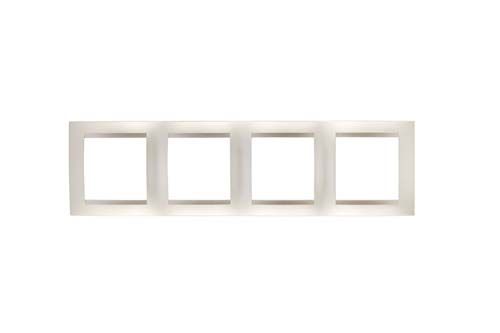 Розетки и выключатели Simon 15 Шампань Рамка Simon 15 Шампань 4-ая 1500640-034