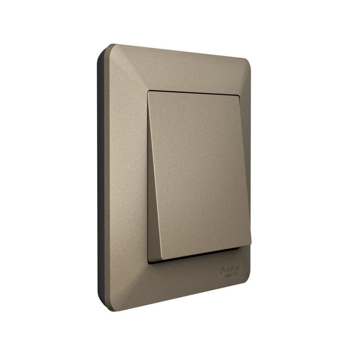 AtlasDesign Шампань Рамка Systeme Electric AtlasDesign Air Шампань/дымчатый черный 1-ая ATN220501