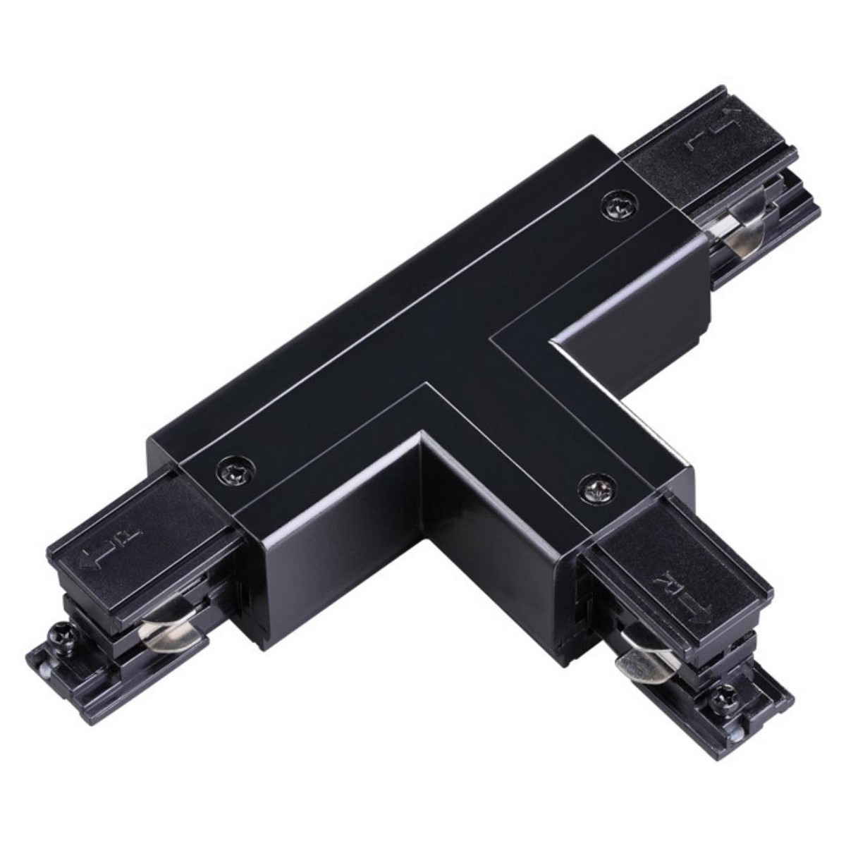 Трековые светодиодные светильники Соединитель Т-образный правый внутренний с токопроводом для трёхфазного шинопровода NOVOTECH 135059