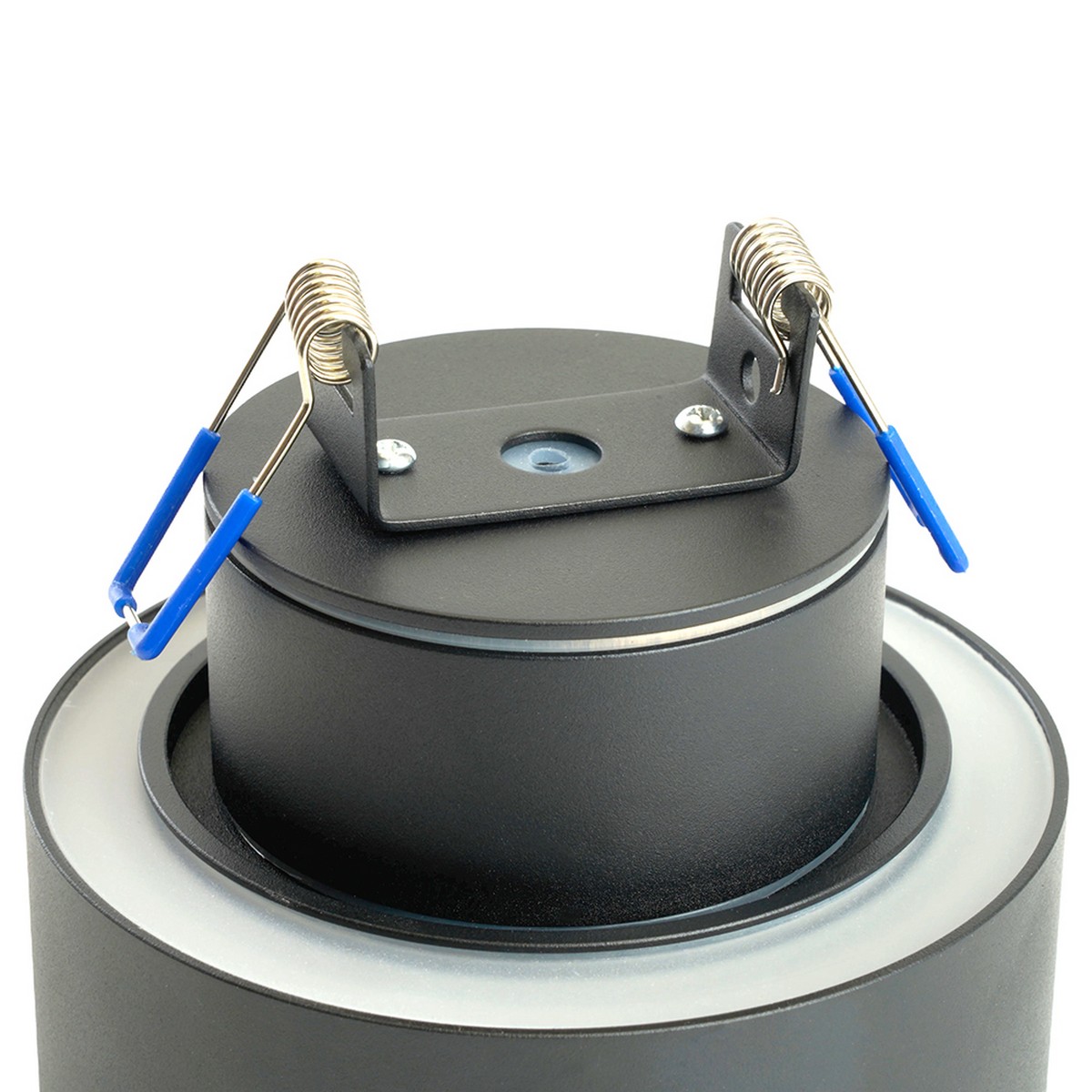 Светильники споты светодиодные Светильник спот потолочный Feron HL367 Barrel AURA 12W GX53 чёрный IP44 48406 