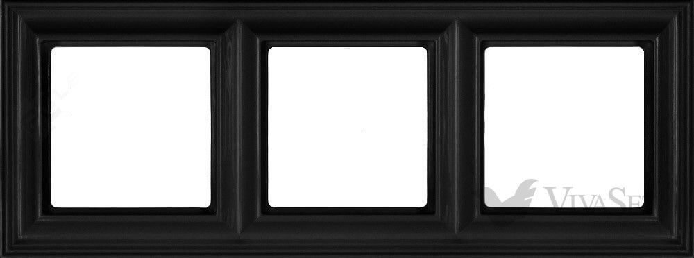 Рамки Jung Eco Profi Standart Рамка тройная Jung Eco Profi Deco антрацит EPD483AN