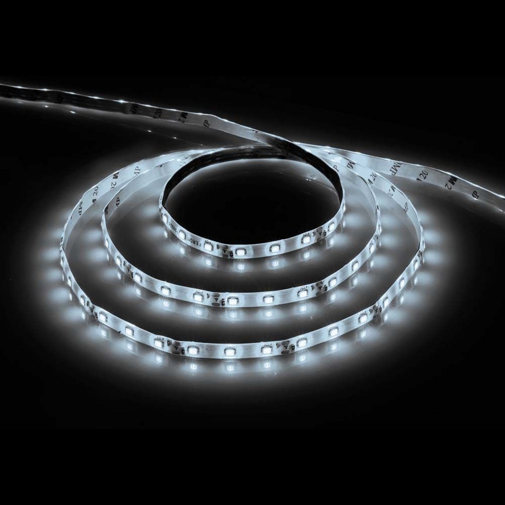 Светодиодная лента белая холодная Лента светодиодная Feron LS604 60SMD(2835)/м 4.8Вт/м 12V 6500К IP65 5 метров 27638 