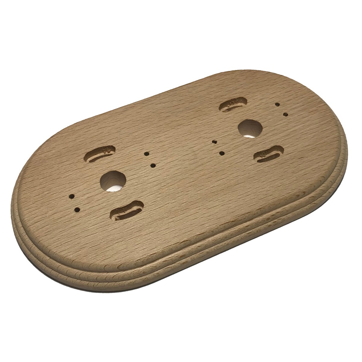 Bironi Лизетта - Ретро розетки и выключатели Рамка BIRONI Ришелье Дерево Натурэль 2-ая RF1-620-10