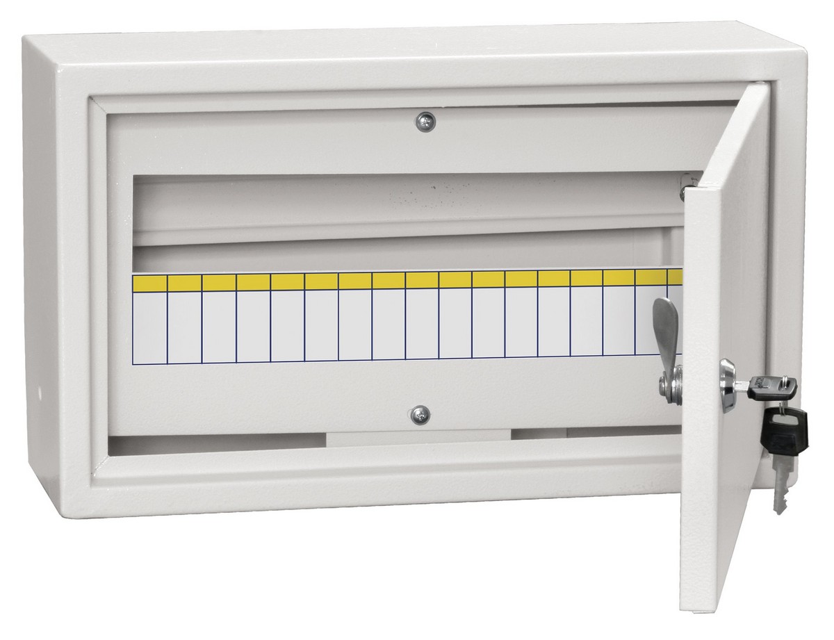 Металлические щиты и корпуса Корпус металлический IEK TITAN 3 ЩРн-18 (265х440х120мм) IP31 белый MKM13-N-18-31-Z 