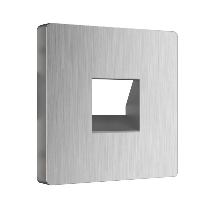 Werkel Серебряный рифленный механизмы Накладка Werkel для RJ11 (серебряный рифленый) WL09-RJ-11-CP