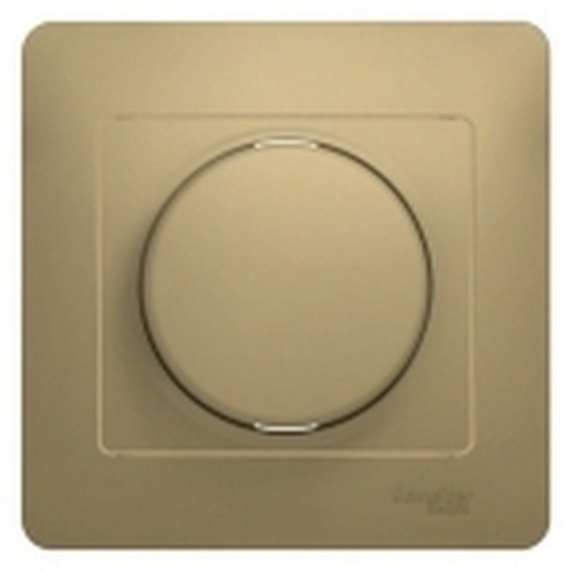 Glossa Титан Светорегулятор (диммер) Systeme Electric Glossa Титан поворотный, 300Вт  GSL000434