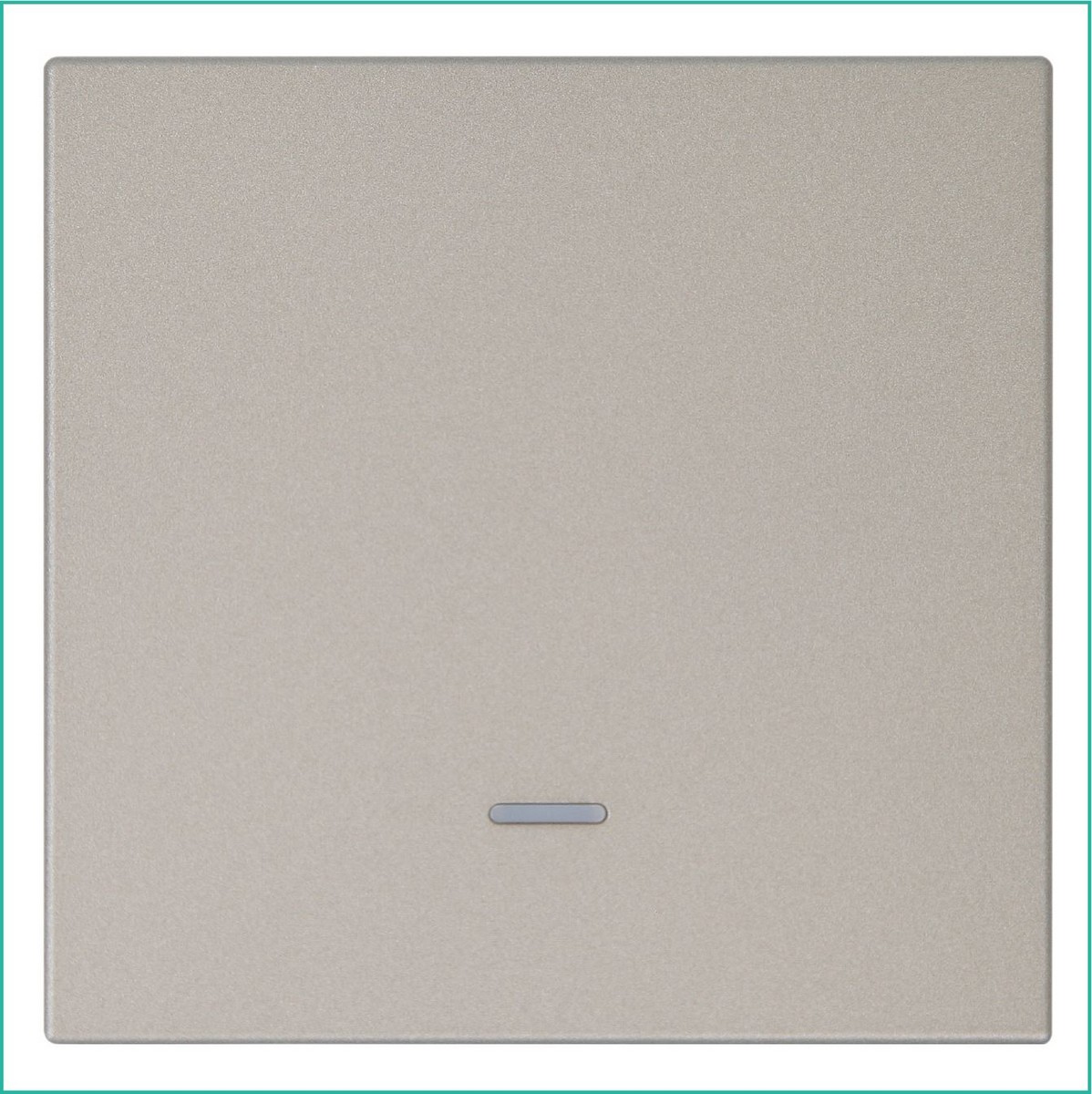 JASMART FD - розетки и выключатели Выключатель одноклавишный JASMART FD проходной со светодиодом Бронза 3012NBR