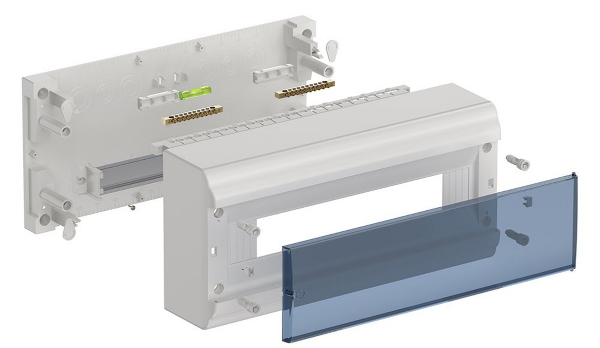 Пластиковые боксы и щиты IEK Корпус пластиковый IEK PRIME навесной ЩРН-П-18 белый IP41 MKP82-N-18-41-10