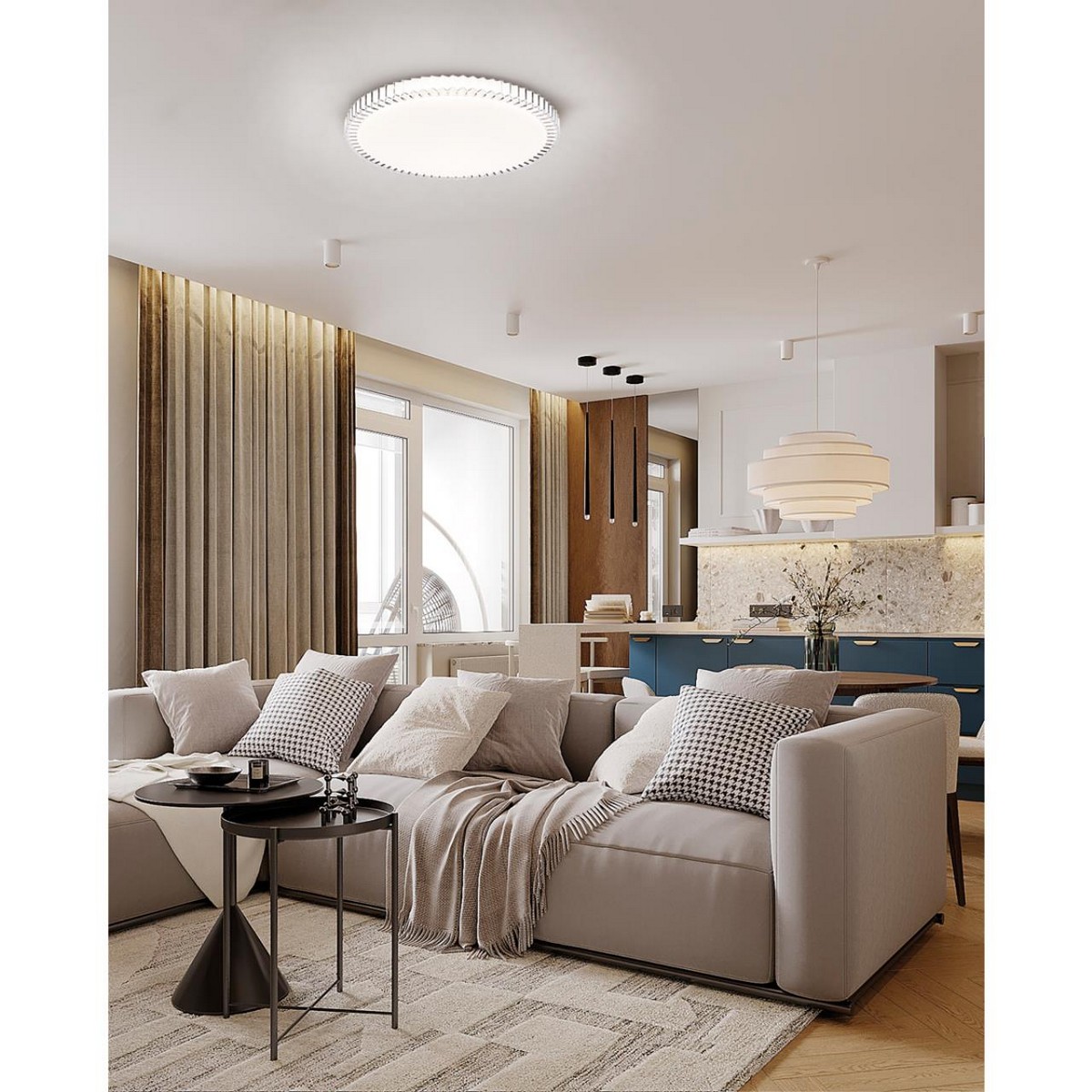 Накладные светодиодные светильники Настенно-потолочный светильник СОНЕКС 7673/ELN ATIKO 