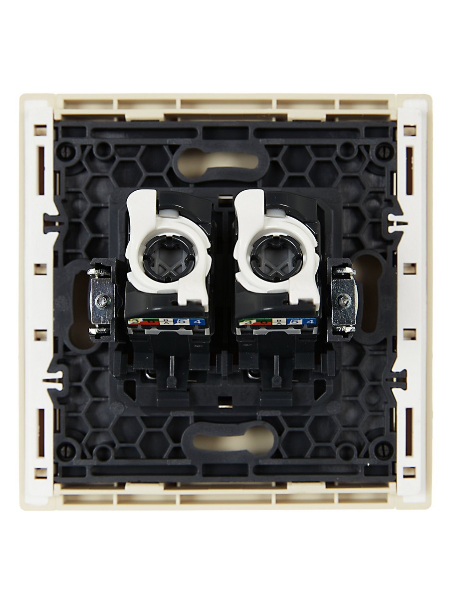 IEK FORTE&PIANO Ваниль Розетка IEK FORTE&PIANO Ваниль комп. 2-ая RJ45 кат.5E FP433