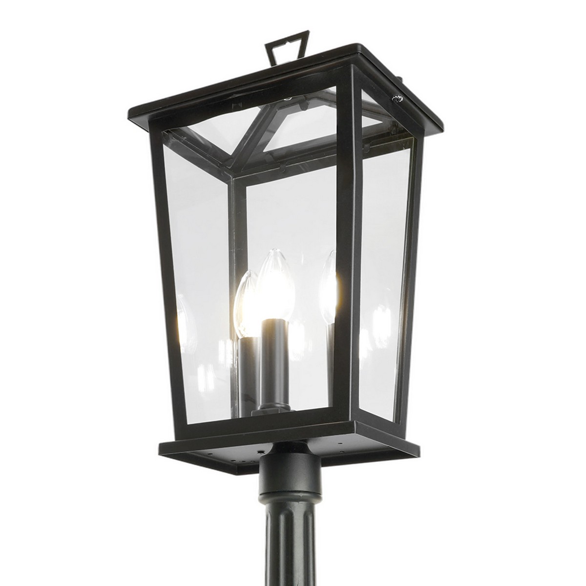 Уличные светильники столб Светильник садово-парковый Feron PL757 столб E14 черный 51283 