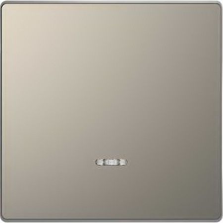 Merten D-Life Никель Перекрестный однаклавишный с подсветкой Merten D-Life никель