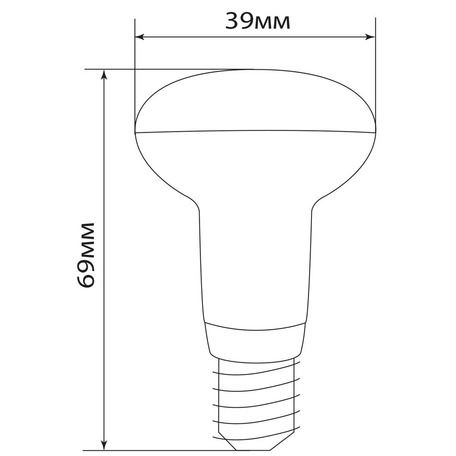 E14 Лампа светодиодная Feron LB-439 R39 E14 5W 6400K 230V 25518 