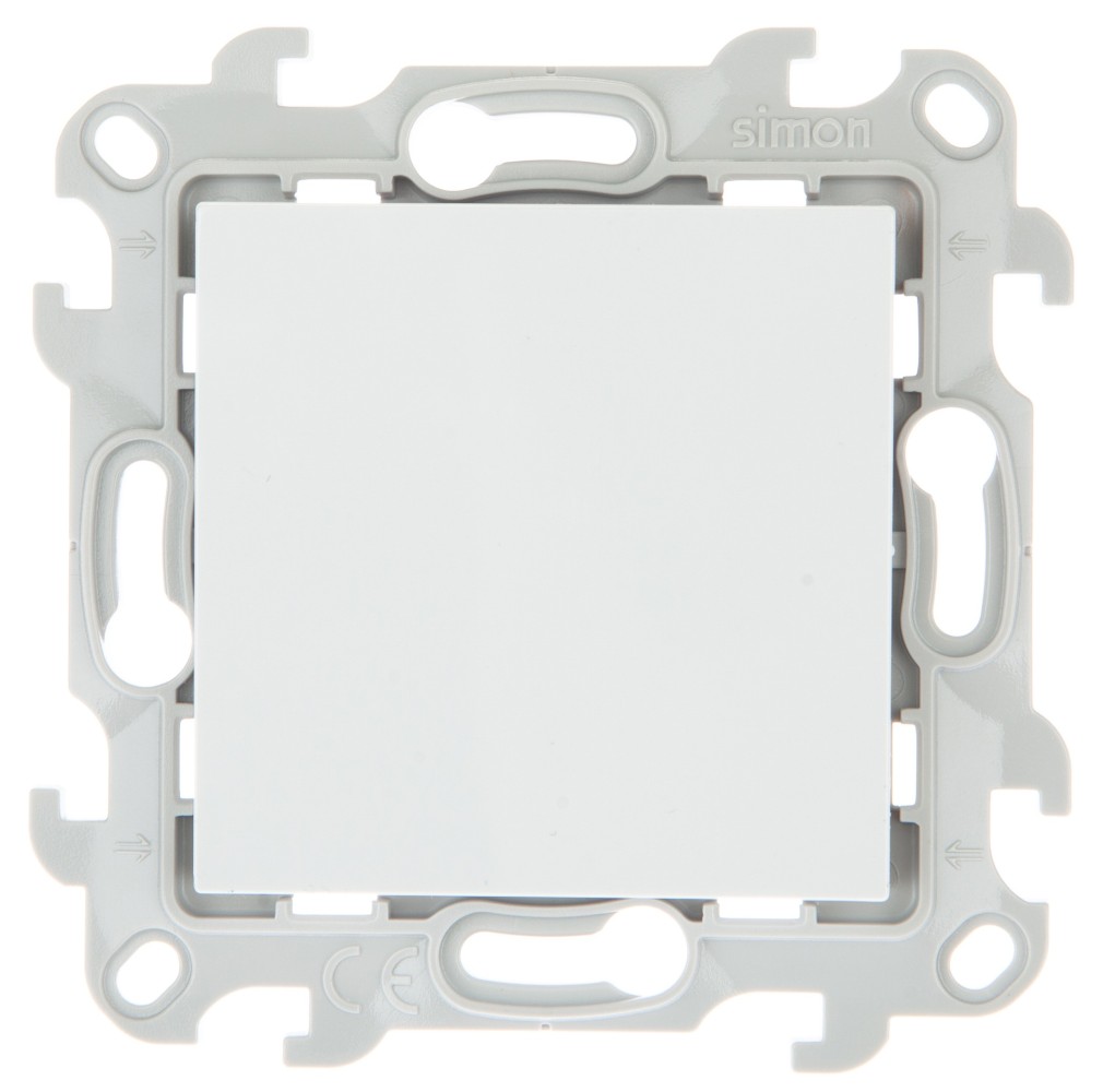 Розетки и выключатели Simon 24 Белые Выключатель Одноклавишный Simon 24 Белый перекрестный 2450251-030