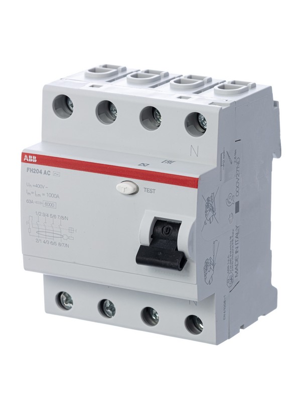 ABB УЗО ABB FH204 4P 63A 300mA (AC) 2CSF204003R3630 