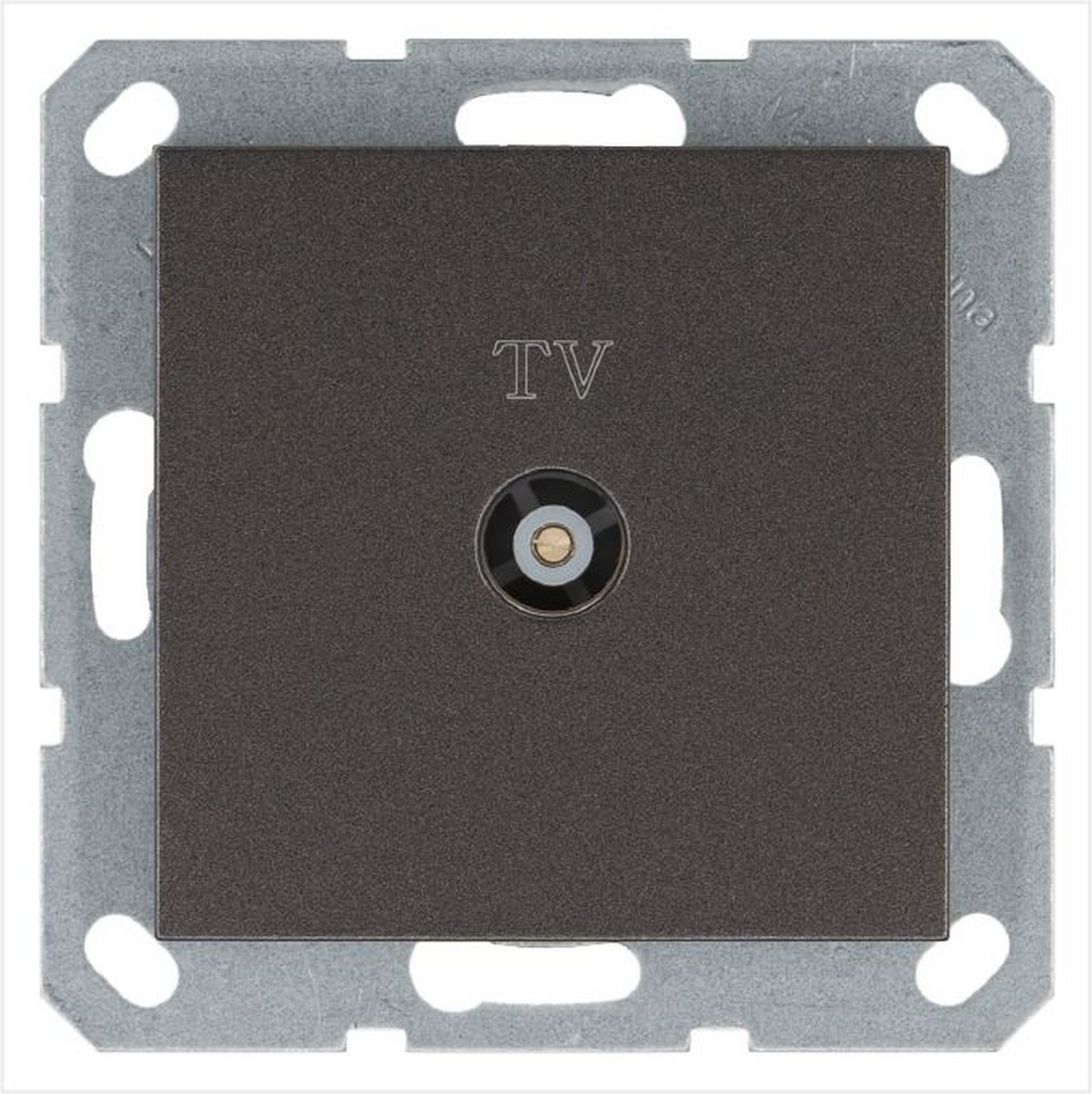 JASMART G - розетки и выключатели Розетка JASMART TV проходная Мокко G6002Z