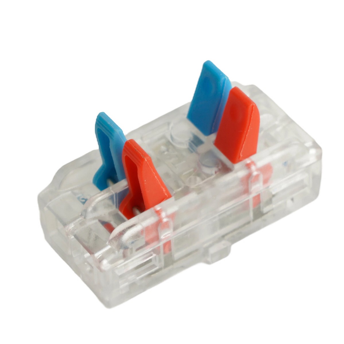 Клемма STEKKER LD219-422 супер-компактная проходная на 2 контакта (DIY упак 10 шт) 49784