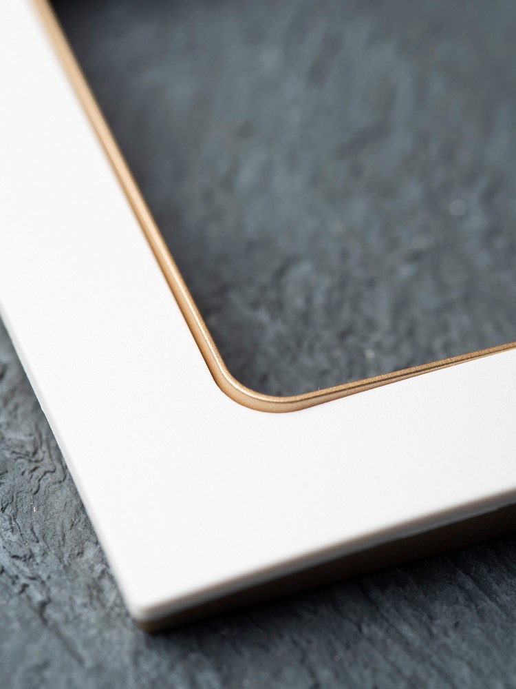 EKF Стокгольм белый Рамка 3-ая EKF PROxima Стокгольм Белый Линия шампань  EAM-G-302-20