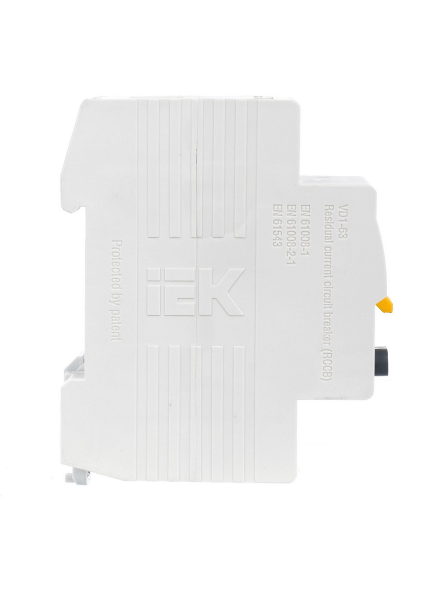 IEK Выключатель дифференциальный IEK KARAT ВД1-63 (УЗО) 4Р 40А 300мА MDV10-4-040-300 