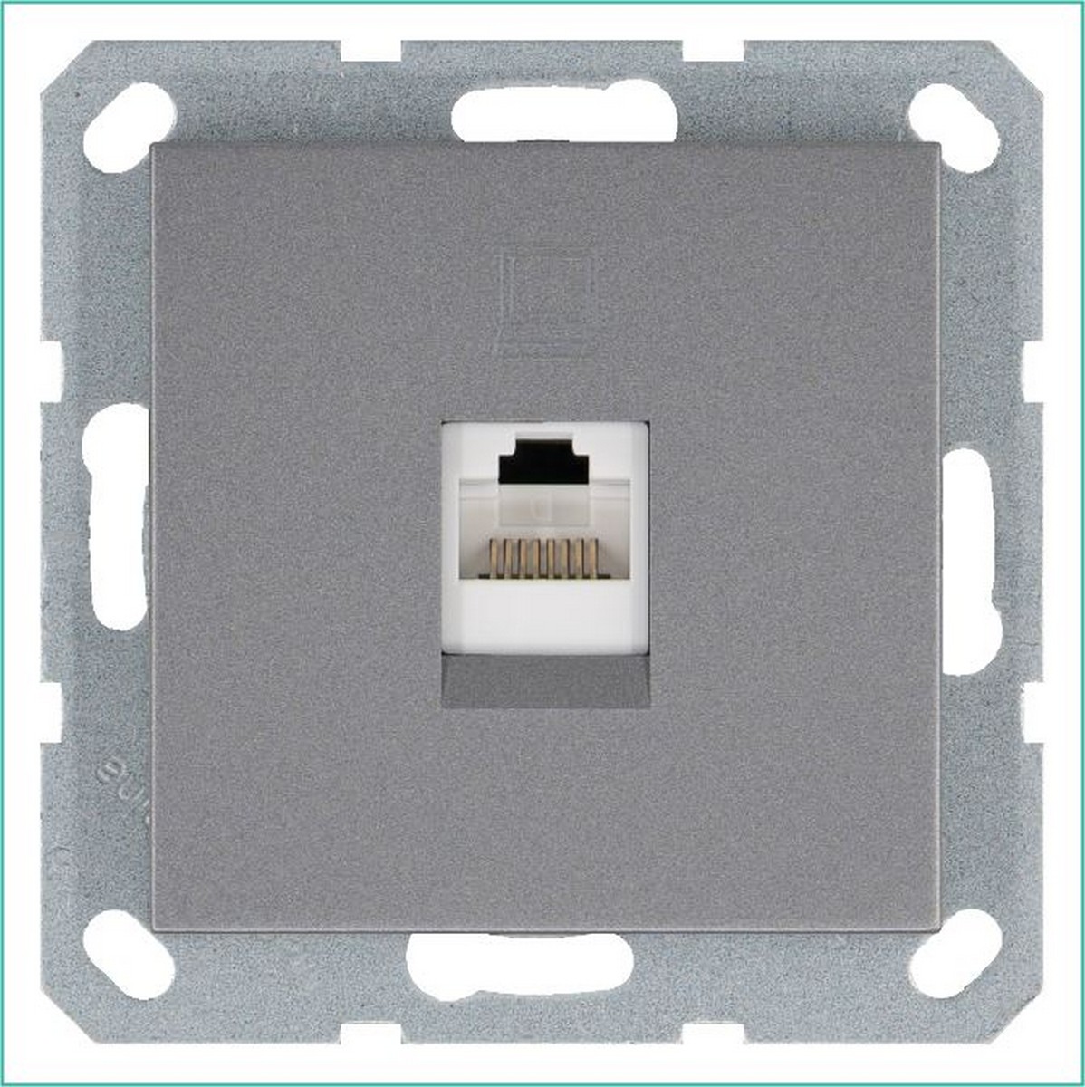 JASMART G - розетки и выключатели Интернет-розетка JASMART RJ45 Алюминий G6105S