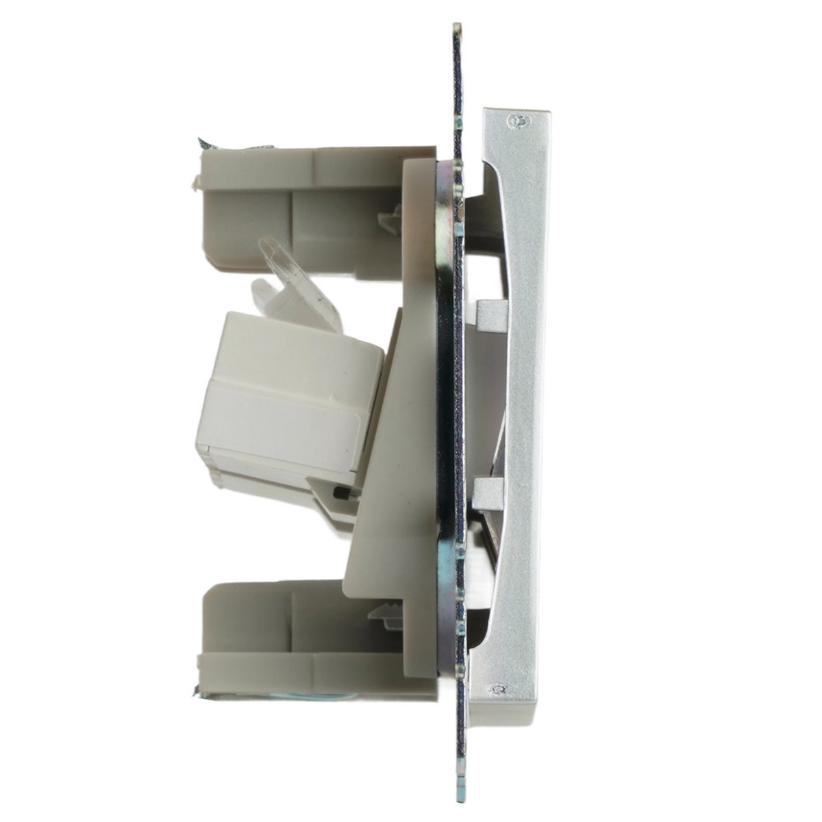 Катрин - Розетки и выключатели Stekker Розетка компьютерная 2-местная RJ-45 STEKKER GLS00-7109-03 Катрин серебро 50005