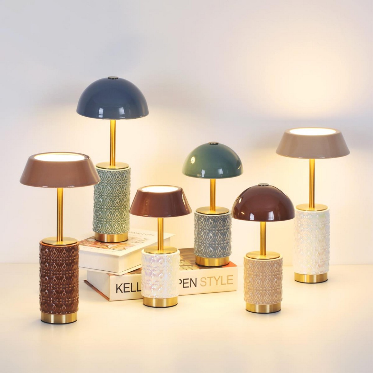 Настольные лампы Настольная лампа беспроводная ODEON LIGHT 5453/3TL LULU 